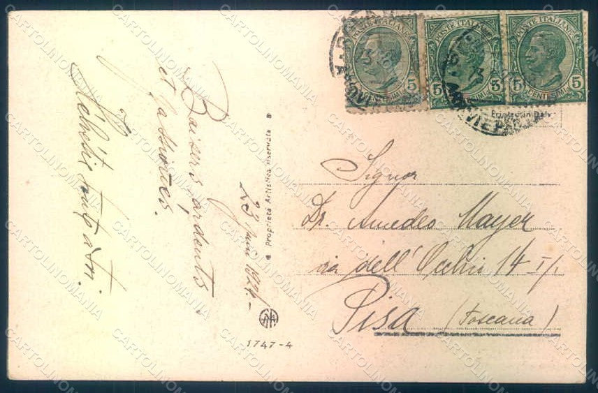Artist Signed Sgrilli Children Dance Varieté serie 1747-4 postcard HR0973 – retro