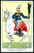 WWI WW1 Italian Propaganda Natoli Playing Cards Horse serie 1030 pc HR1037 – fronte