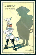WWI WW1 Italian Propaganda Golia Anti Kaiser Joseph Wilhelm postcard HR1069 – fronte