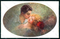 Artist Signed Guerzoni Lady Couple serie 1015-2 postcard HR1115 – fronte