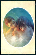 Artist Signed Guerzoni Lady Couple serie 340-5 postcard HR1128 – fronte