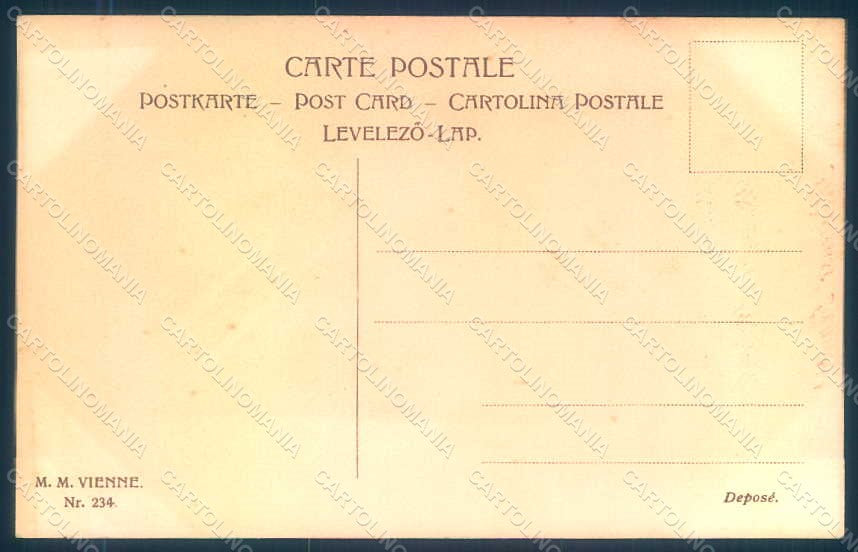 Artist Signed Parkinson E. Lady Couple Girl Christmas MM Vienne 234 pc HR1156 – retro
