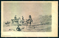 Artist Signed Sidesaddle Lady Fox Hunting Dog Horse serie 115 postcard HR1200 – fronte