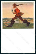 Artist Signed Lang H. Fairy Tales Peter Schlemihl postcard HR1228 – fronte