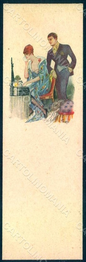 Artist Signed Pickuick Fashion Lady Mode Make up Puff serie 254 postcard HR1240 – fronte