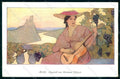Artist Signed Pfeiffer R. Fashion Lady Harvest postcard HR1245 – fronte