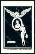 Artist Signed Christiani M. Posthumous Fame Nachruhm Pegasus postcard HR1278 – fronte