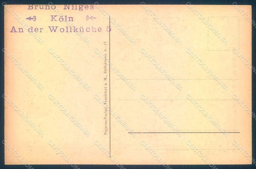 Artist Signed Christiani M. Posthumous Fame Nachruhm Pegasus postcard HR1278 – retro