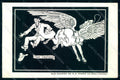 Artist Signed Christiani M. Der Dilettant The Amateur Pegasus postcard HR1281 – fronte