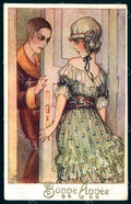 Artist Signed Briaree Romantic Couple serie 105-1 postcard HR1314 – fronte