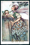 Artist Signed Briaree Romantic Couple serie 105-3 postcard HR1315 – fronte