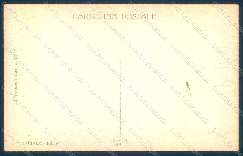 Artist Signed Briaree Romantic Couple serie 105-2 postcard HR1316 – retro