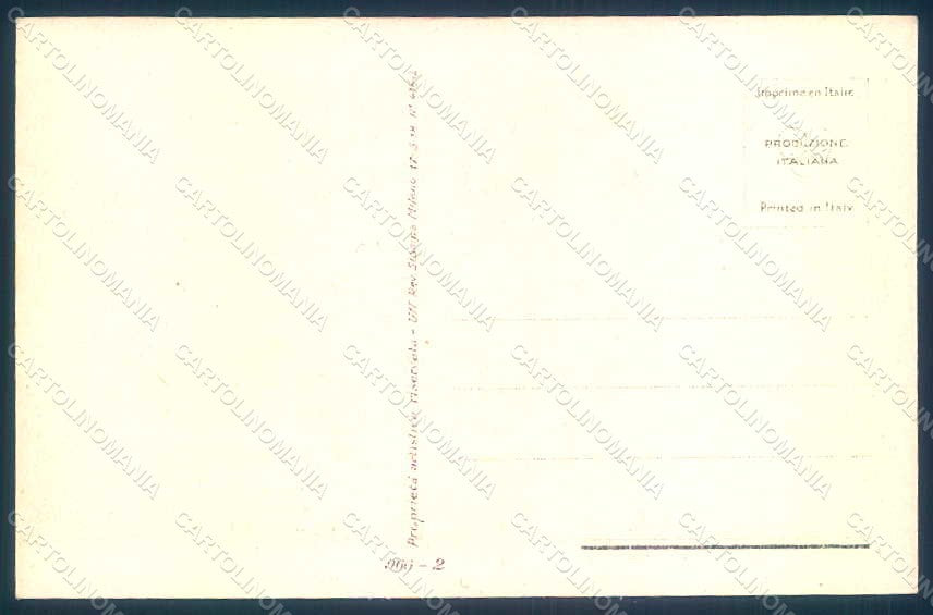 Artist Signed Cenni E. Lady Romantic Couple serie 966-2 postcard HR1352 – retro