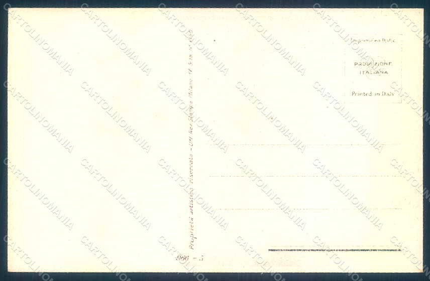 Artist Signed Cenni E. Lady Romantic Couple serie 966-5 postcard HR1355 – retro