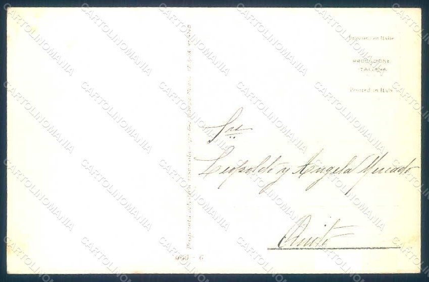 Artist Signed Cenni E. Lady Romantic Couple serie 966-6 postcard HR1356 – retro