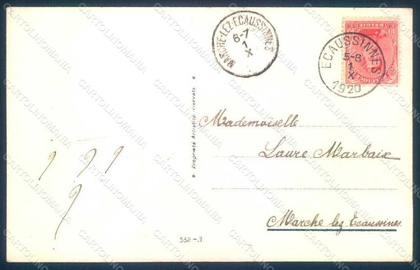 Artist Signed Bompard Glamour Fashion Lady Mode serie 532-3 postcard HR1376 – retro