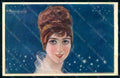 Artist Signed Bompard Fashion Lady serie 466-6 postcard HR1377 – fronte