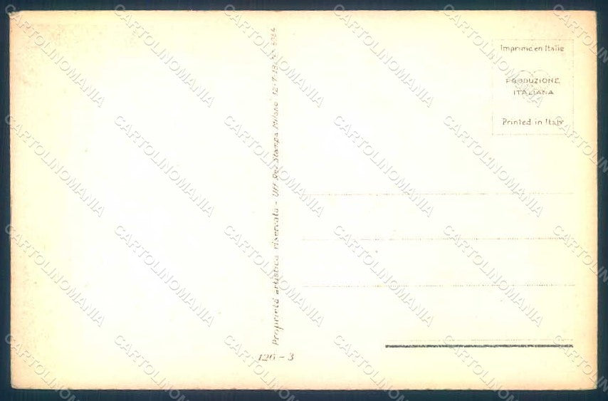 Artist Signed Busi Fashion Risque Lady Turkey serie 126-3 postcard HR1400 – retro