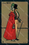 Artist Signed M.C.W. Whishaw Lady Old Style Costumes Tuck 2557 postcard HR1411 – fronte