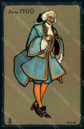 Artist Signed M.C.W. Whishaw Old Style Costumes Tuck 2557 postcard HR1413 – fronte