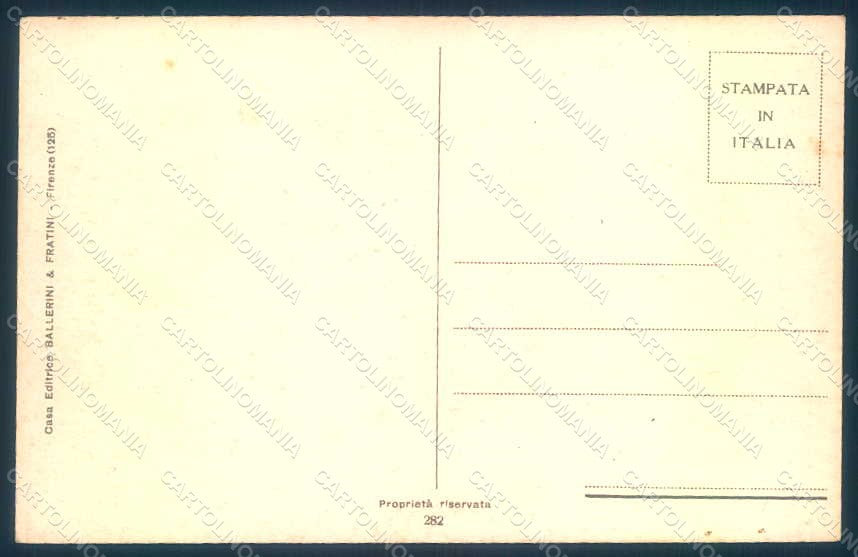 Artist Signed Anichini Lady Romantic Couple Ballerini 282 postcard HR1439 – retro