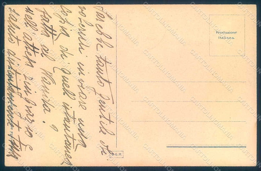 Artist Signed M Glamour Fashion Lady Mode serie 140-5 postcard HR1443 – retro