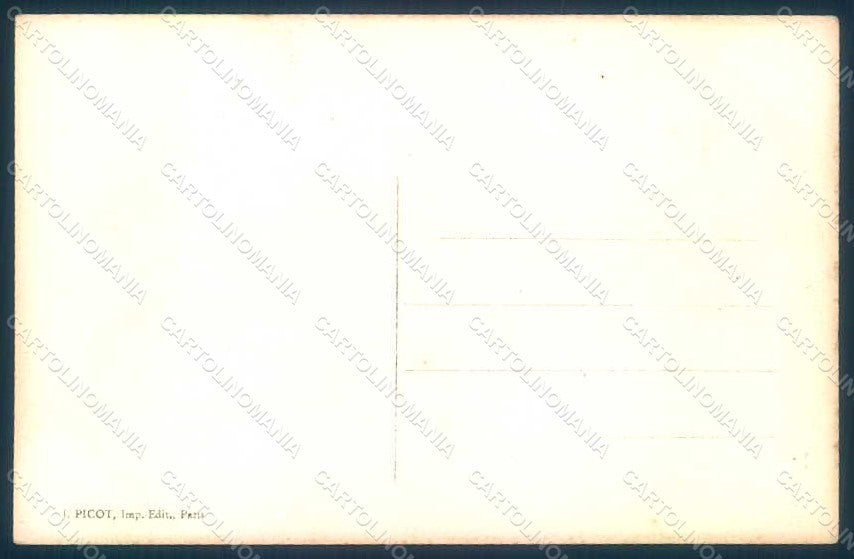 Artist Signed De Juyne Glamour Fashion Lady Mode Hand Painted Picot pc HR1478 – retro