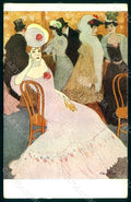 Artist Signed Cardona J. Fashion Lady Mode Art Nouveau Jugend XVIII-4 pc HR1481 – fronte