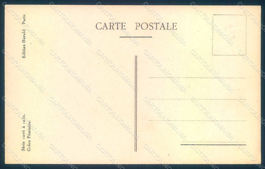 Artist Signed Reading Dutch Lady serie 1026-1030 postcard HR1498 – retro