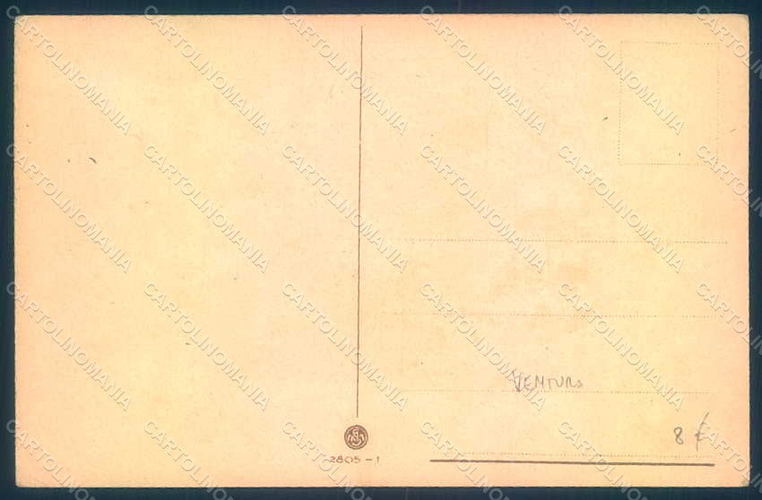 Artist Signed Ventura Lady Rowing Sport serie postcard HR1526 – retro