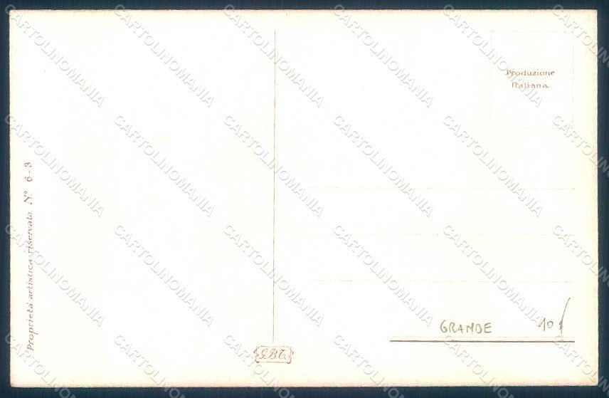 Artist Signed Grande Lady Child serie 6-3 postcard HR1530 – retro