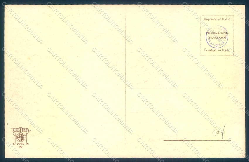 Artist Signed Colombo Lady Romantic Couple Moon serie 2079 postcard HR1540 – retro