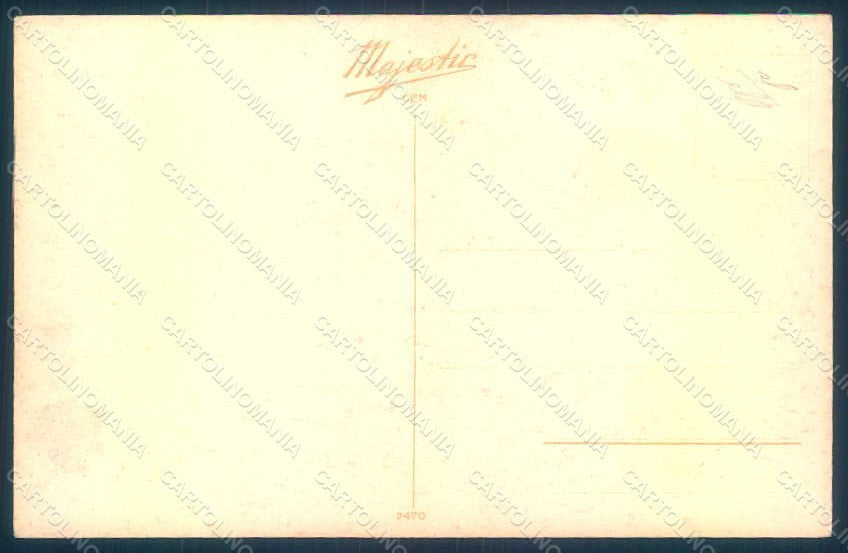 Artist Signed Bianchi Lady Romantic Couple serie 2470 postcard HR1562 – retro