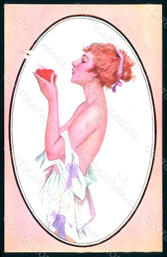 Artist Signed Ney Risque Lady Colifichets Galants serie 24-120 pc HR1623 – fronte
