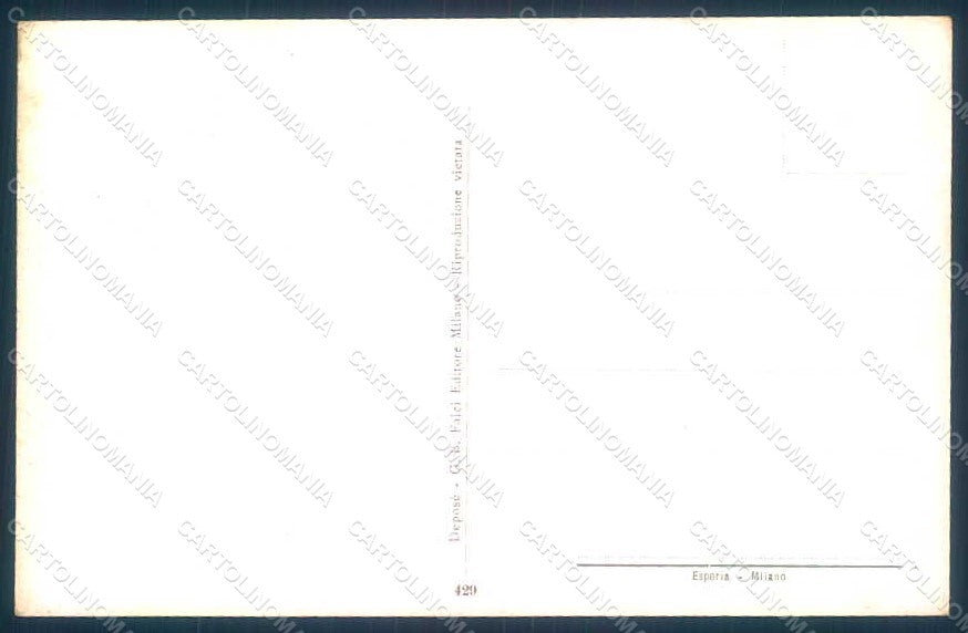 Artist Signed Monestier Lady Italian Patriotic Military serie 429 pc HR1625 – retro