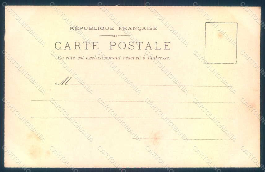 Artist Signed Lady France Le Poitou Art Nouveau postcard HR1660 – retro