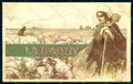 Artist Signed Lady France Le Berry Sheep Dog Art Nouveau postcard HR1663 – fronte