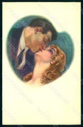 Artist Signed Metlicovitz Lady Romantic Couple serie 103-5 postcard HR1726 – fronte