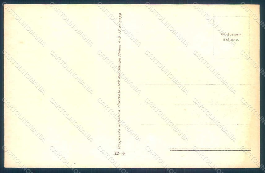 Artist Signed Malugani Glamour Fashion Lady Mode serie 52-4 postcard HR1735 – retro