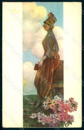 Artist Signed Malugani Glamour Fashion Lady Mode serie 76-4 postcard HR1748 – fronte