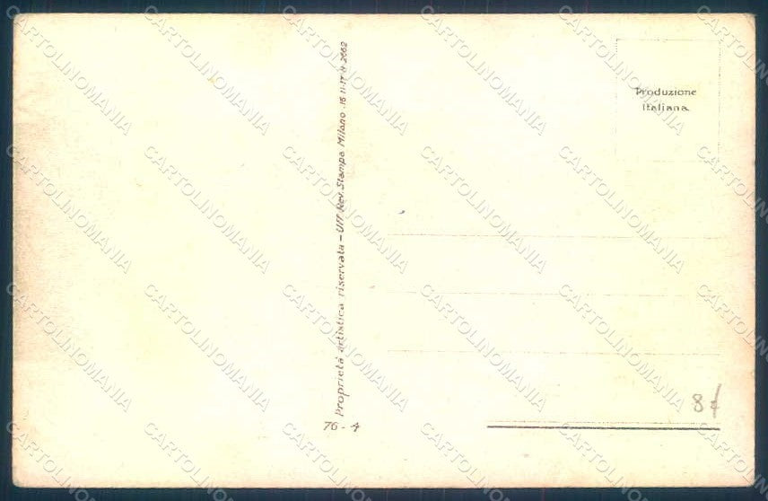 Artist Signed Malugani Glamour Fashion Lady Mode serie 76-4 postcard HR1748 – retro