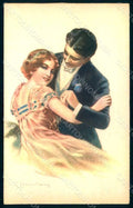 Artist Signed Colantuoni Lady Romantic Couple serie 1  postcard HR1760 – fronte