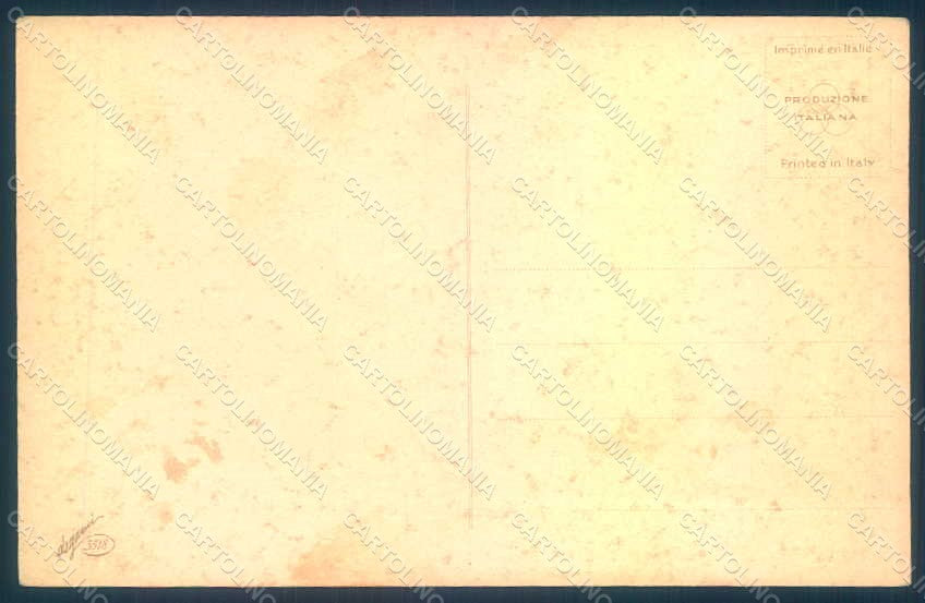 Artist Signed Lady Romantic Couple Art Deco Degami 3518 ABRADED postcard HR1797 – retro