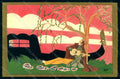 Artist Signed Bentivoglio Man Art Deco Venezia Gondola Degami 2161 pc HR1798 – fronte