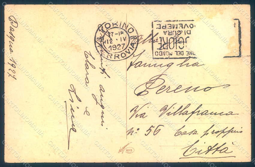 Artist Signed Properzi Lady Romantic Couple Degami 1015 postcard HR1800 – retro