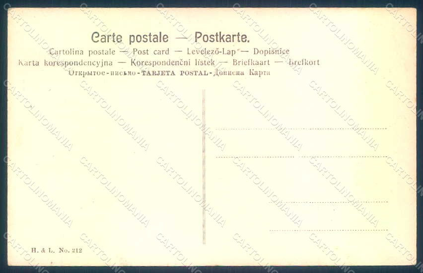 Artist Signed Zasche Lady Art Nouveau Pid New Year serie 212 postcard HR1815 – retro
