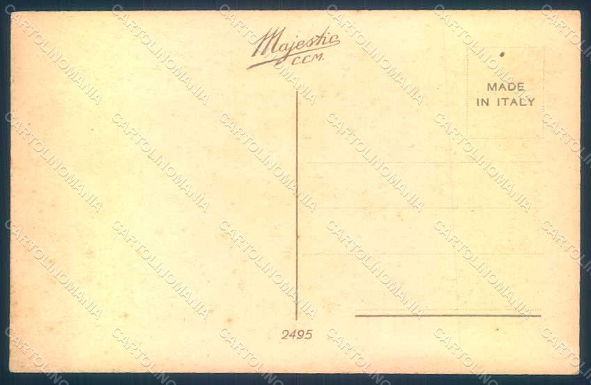 Artist Signed Gobbi Lady Romantic Couple Art Deco serie 2495 postcard HR1817 – retro