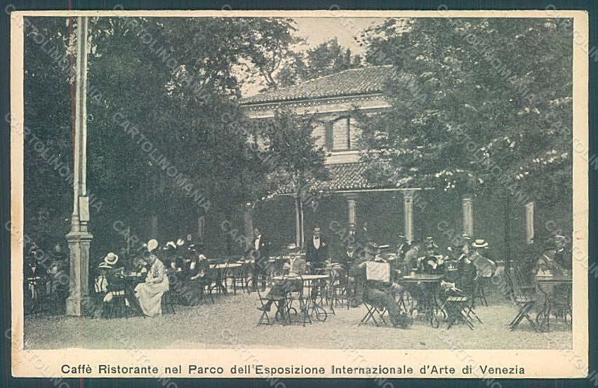 Italy Venezia Expo Caffè Restaurant Birra Dreher postcard HR1920 – fronte