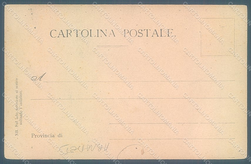 Italy Venezia Expo Allegoria Arti ABRADED postcard HR1922 – retro