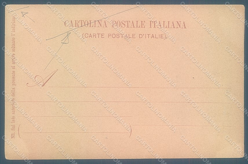 Artist Signed Sezanne A. Venezia Expo 1899 CREASES postcard HR1928 – retro